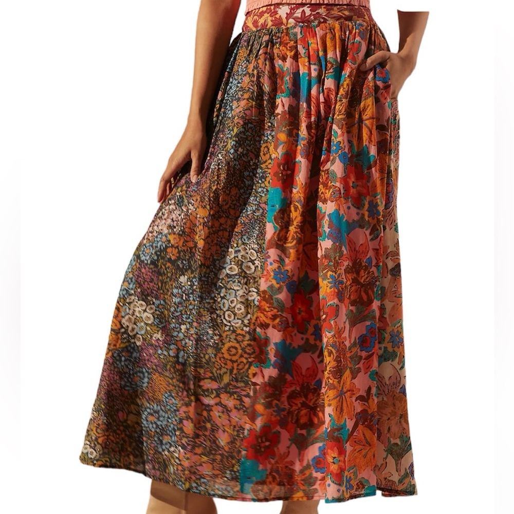 ANTHROPOLOGIE - LOVE THE LABEL Midi Skirt